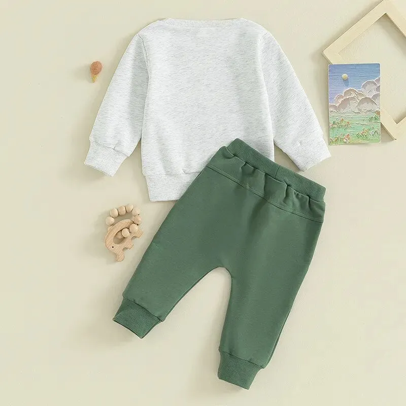 2023-09-05 Lioraitiin 0-3Y Toddler Boys  Clothes Set Letter Eagle