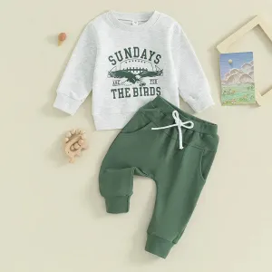 2023-09-05 Lioraitiin 0-3Y Toddler Boys  Clothes Set Letter Eagle