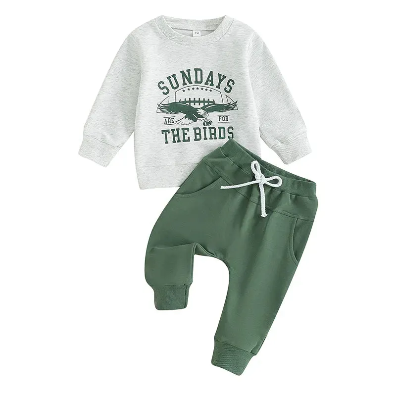 2023-09-05 Lioraitiin 0-3Y Toddler Boys  Clothes Set Letter Eagle