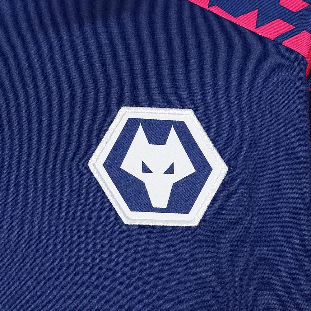 2024-25 Pre Match 1/4 Zip - Blue/Pink