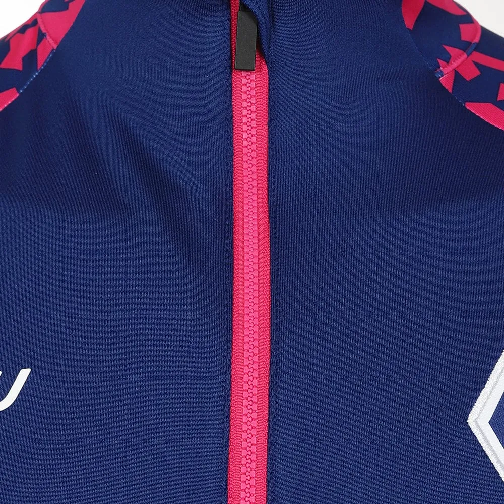2024-25 Pre Match 1/4 Zip - Blue/Pink
