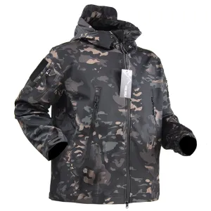 Airsoft Camping Tactical Jackets Hiking Army Hunting Tracksuits Military Waterproof Windbreaker