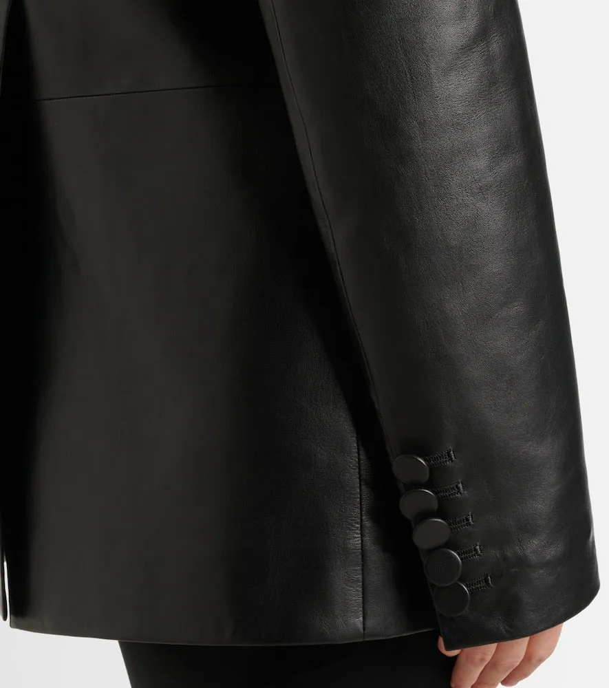 Alex Perry Oversized leather blazer
