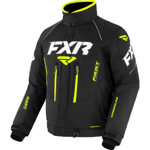 FXR Adrenaline Snowmobile Jacket Black/Charcoal/Hi-Vis
