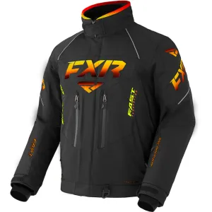 FXR Adrenaline Snowmobile Jacket Black/Inferno