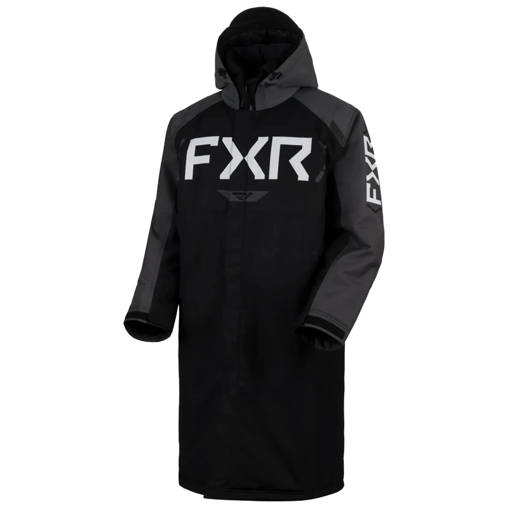 FXR Mens Warm-Up Coat Snowmobile Jacket Black/Char