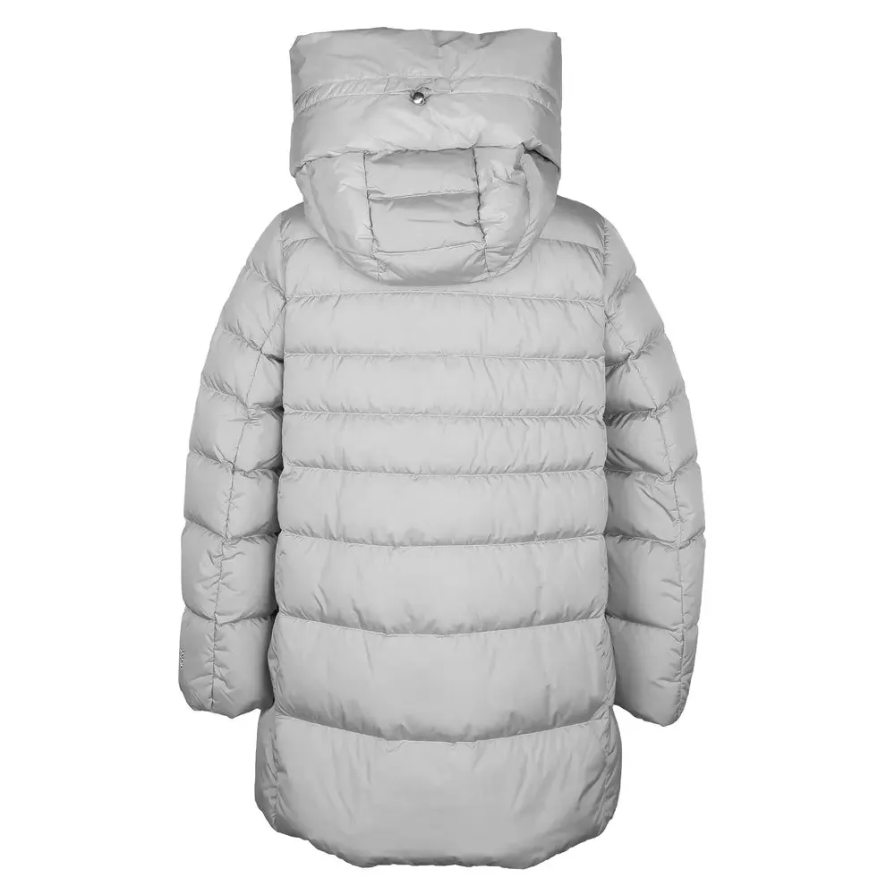 Gray Nylon Jackets & Coat