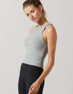 Harmony Ribbed Tank in Grey