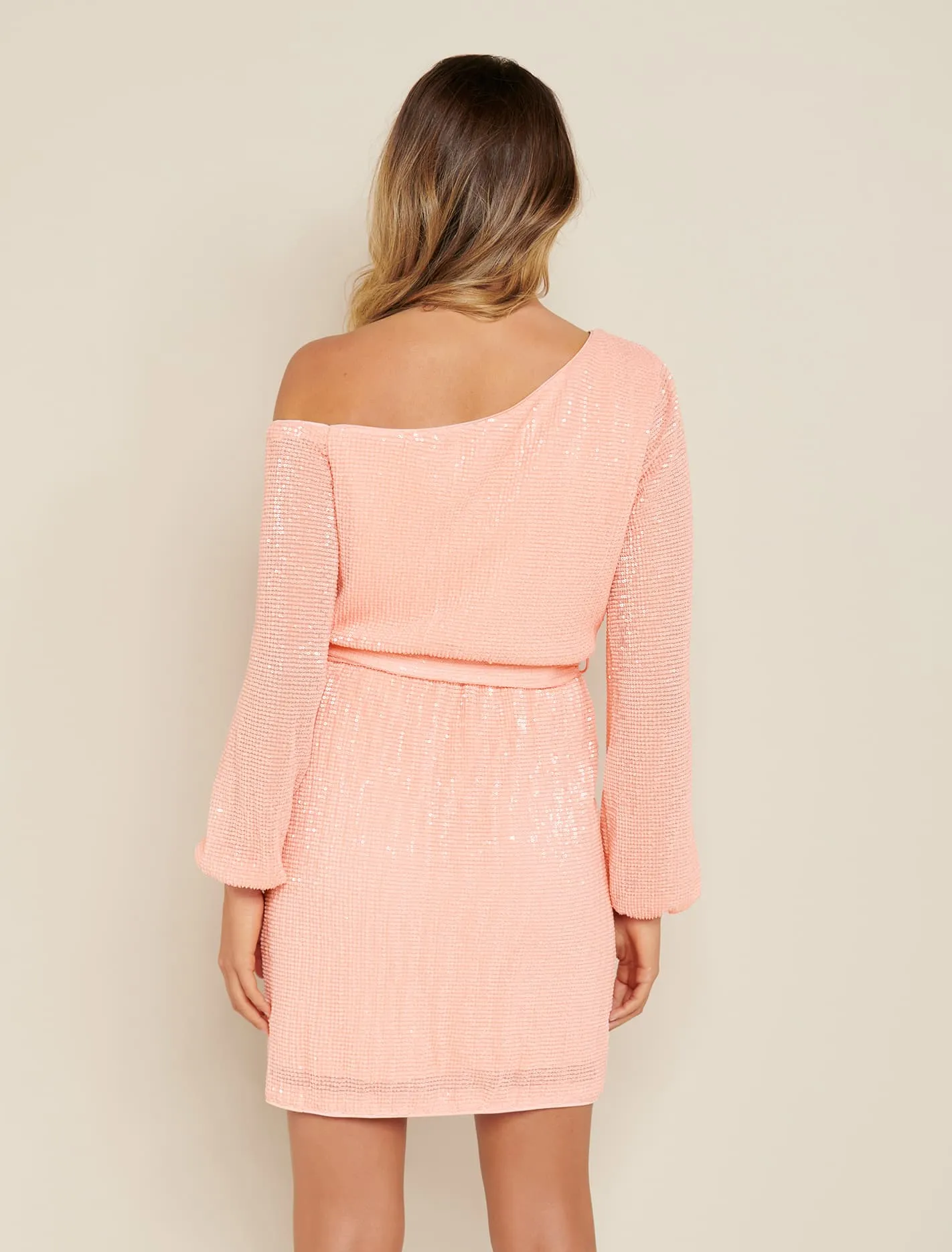 Kaylee One Shoulder Sequin Dress