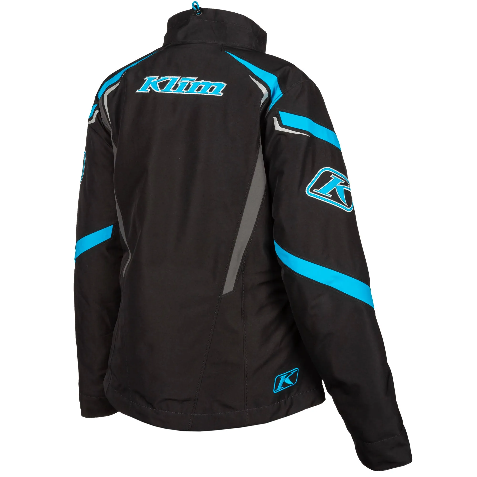 Klim  Womens Spark Snowmobile Jacket Waterproof Insulated Reflective Vivid Blue