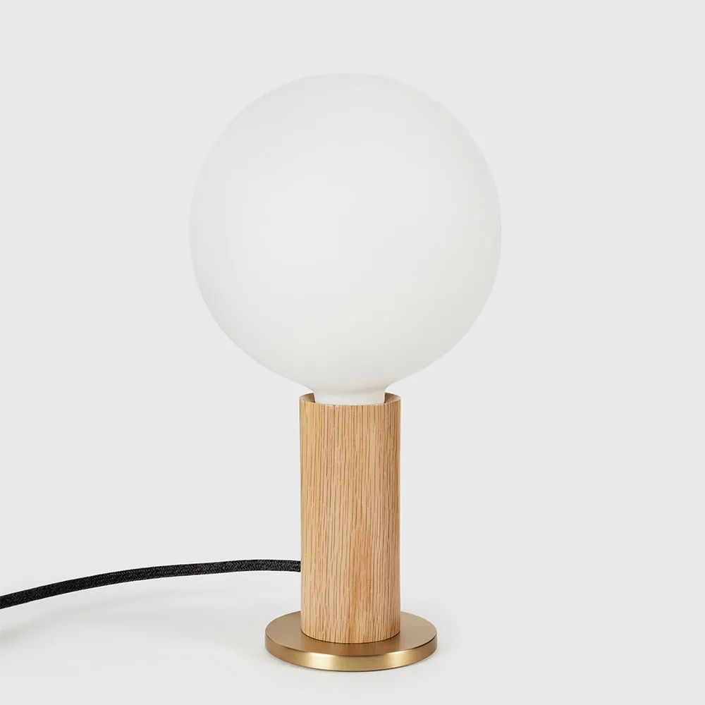 Knuckle Table Lamp in Oak   Sphere IV
