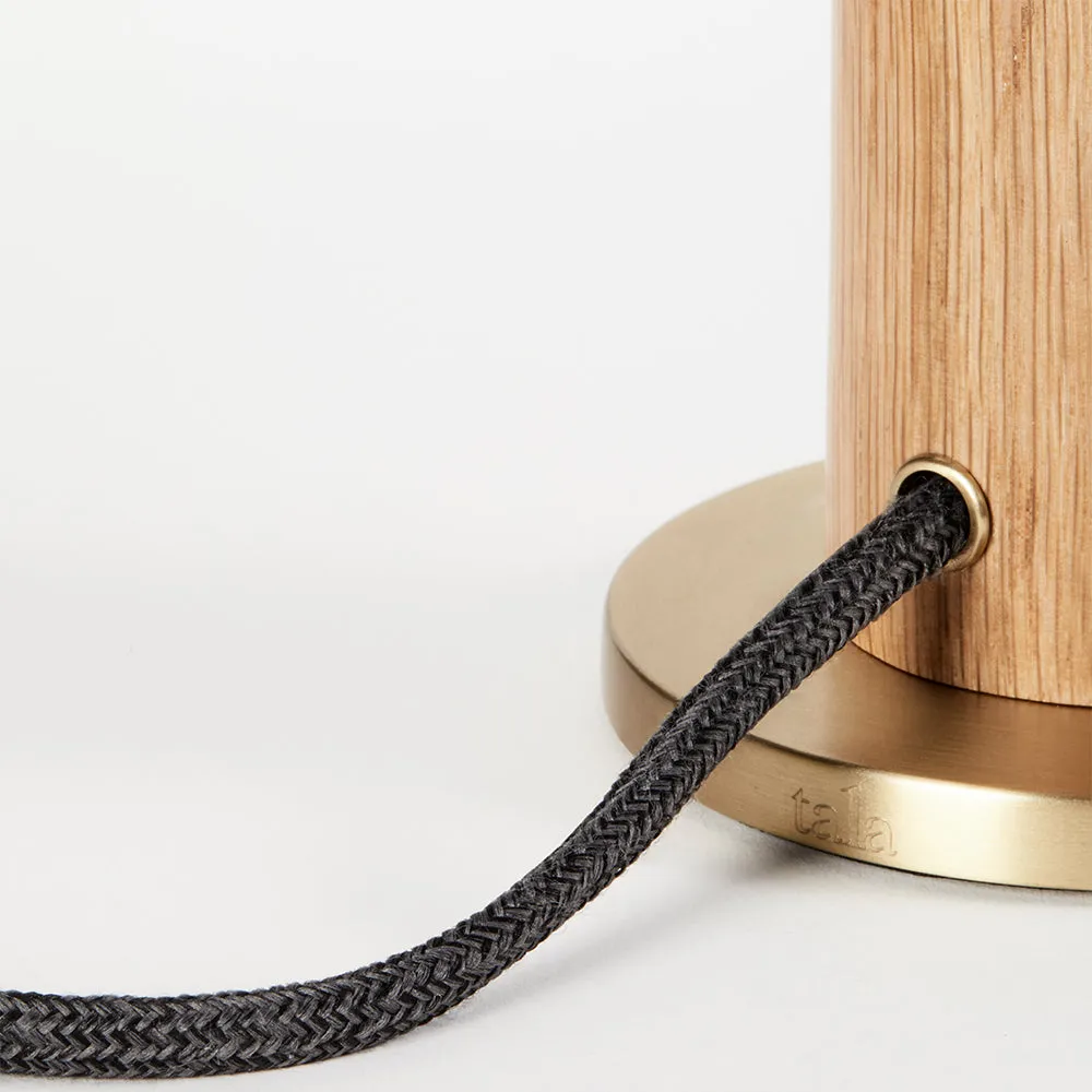 Knuckle Table Lamp in Oak   Sphere IV