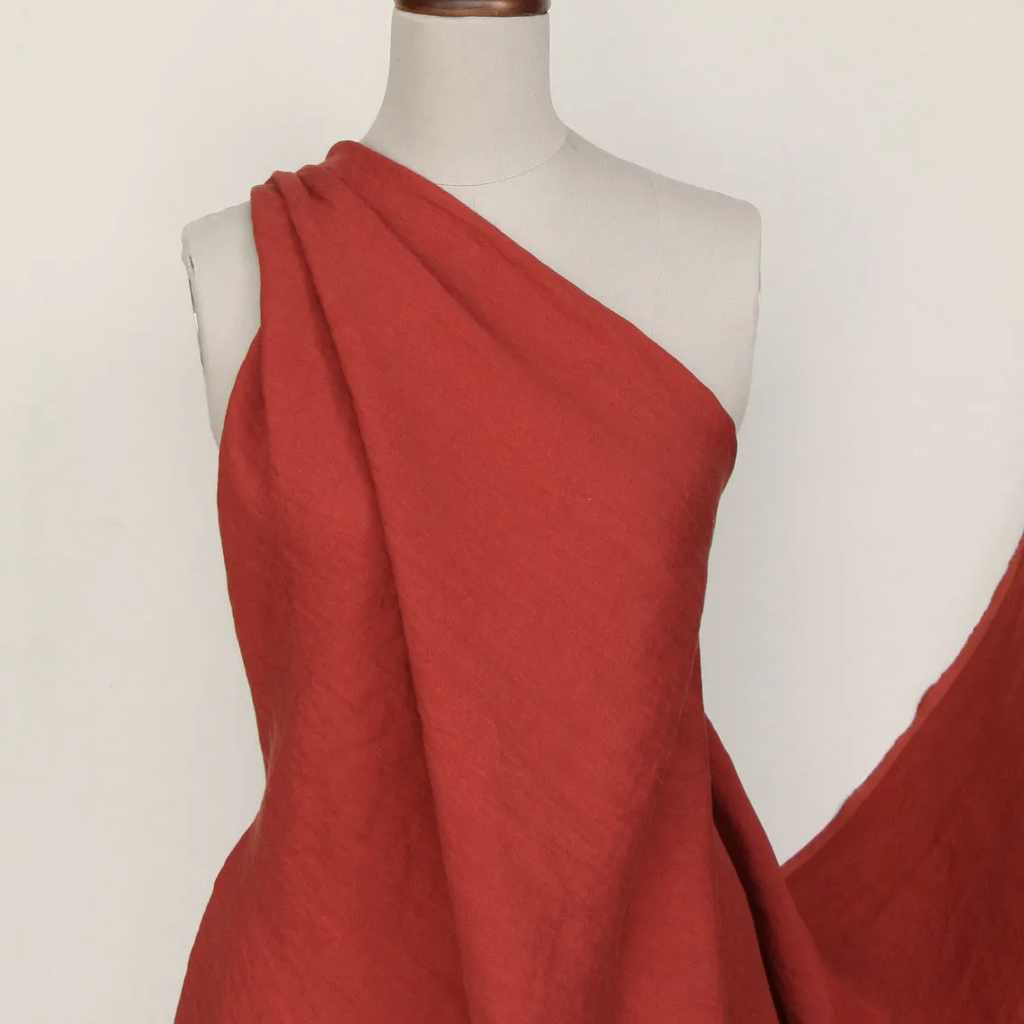Linford Rust Washed Linen