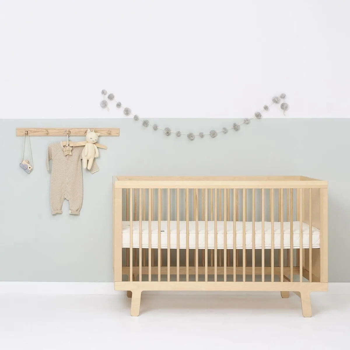Little Green Sheep Natural Twist Cot Bed Mattress to fit M&P 400 - 69x139cm
