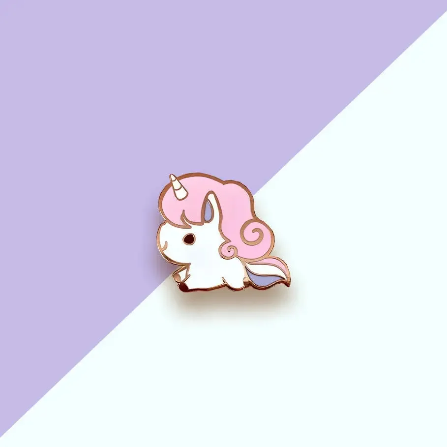 Pink Unicorn Enamel Pin