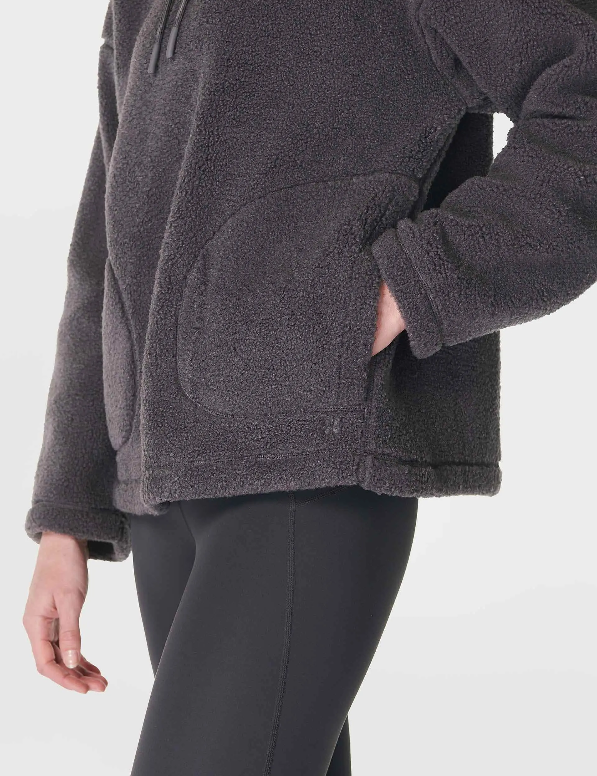 Plush Textured Hoody - Urban Grey