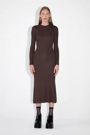 Rib Knit Long Dress