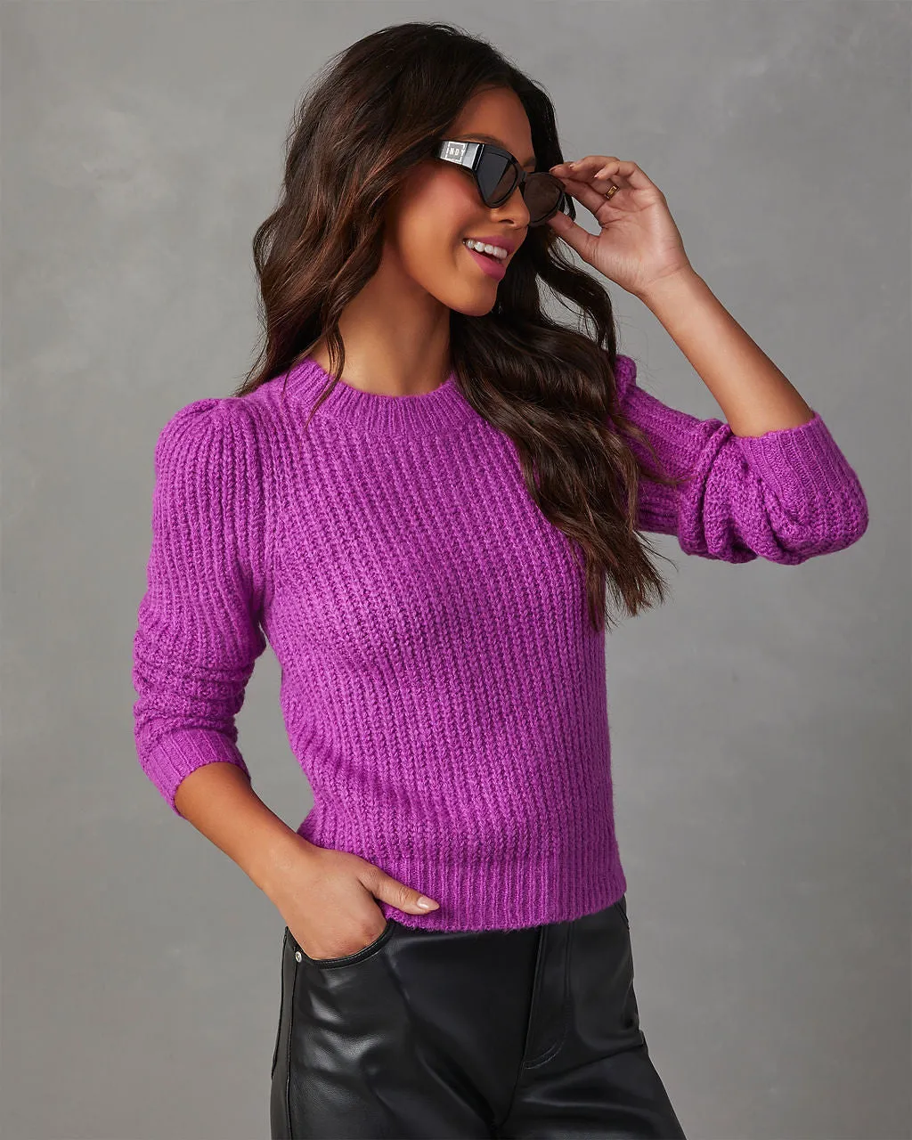 Sweet Devine Moment Knit Pullover Sweater