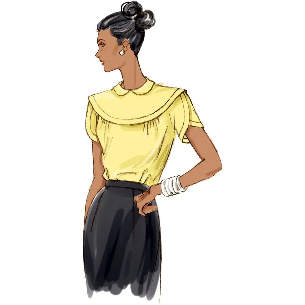 Vogue Pattern V1809 Misses' Tops
