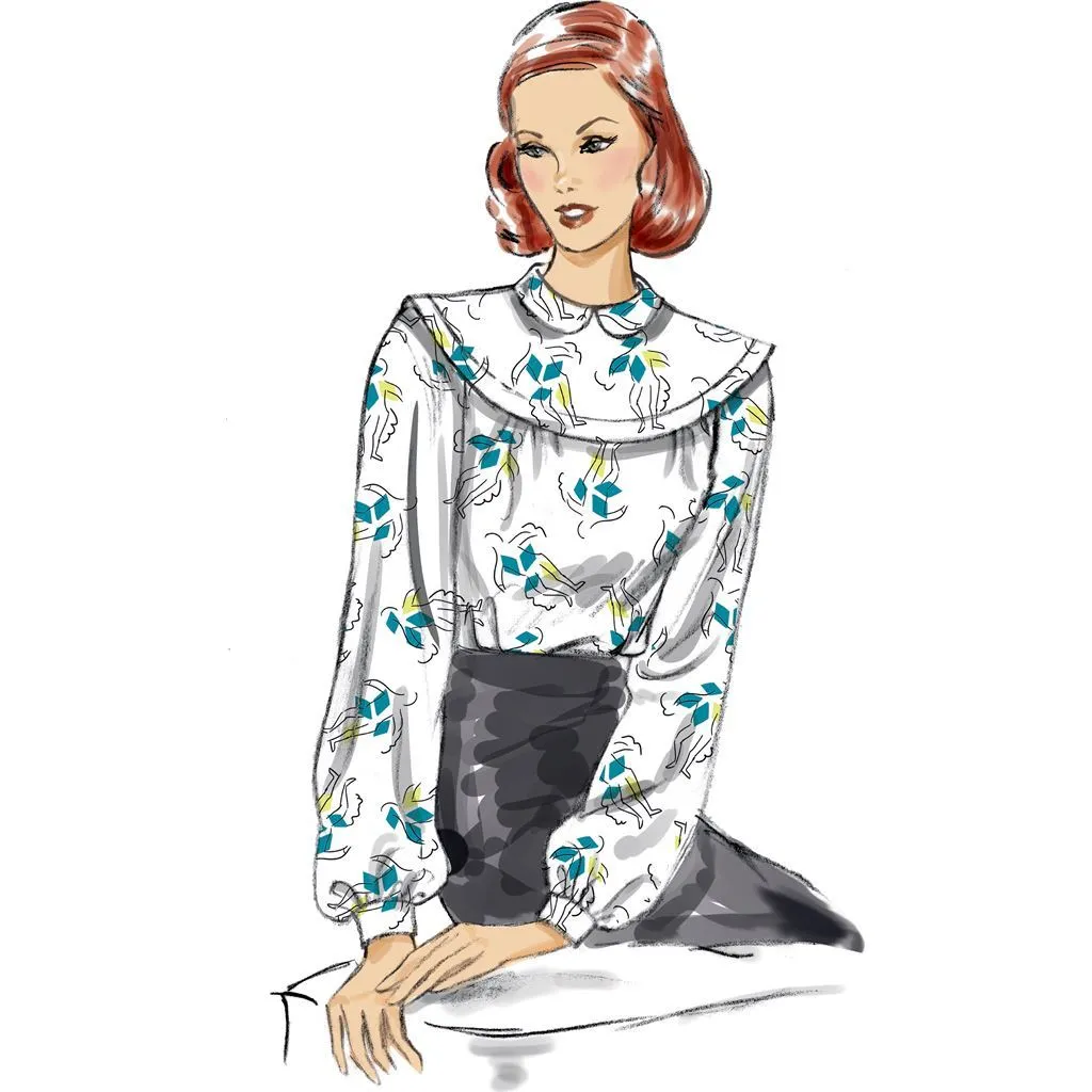 Vogue Pattern V1809 Misses' Tops